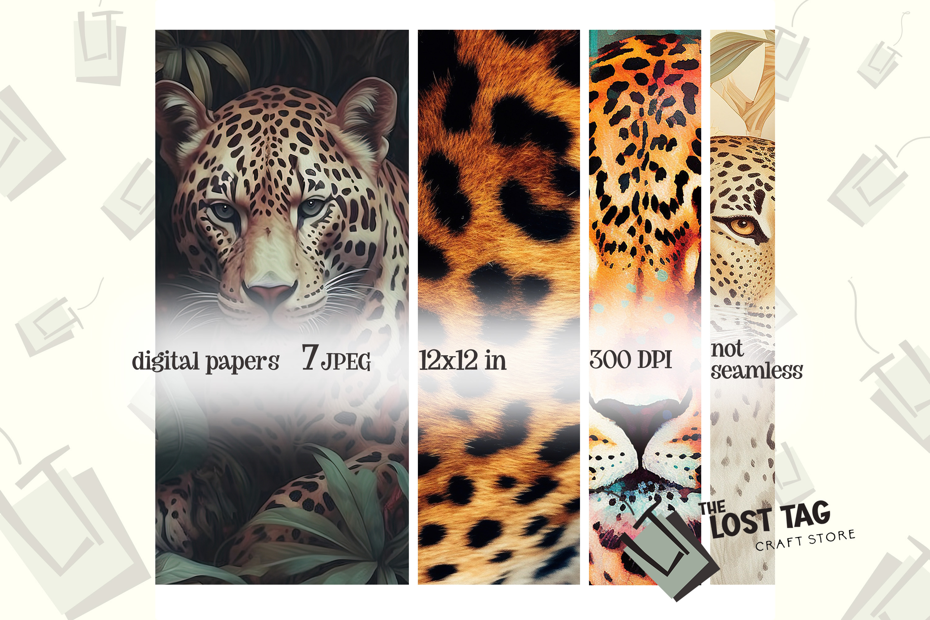 Gold Leopard Background Digital Paper Graphic by SVGbyCalligrapher ...