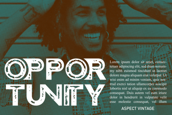 Aspect Vintage Font - Preview 2