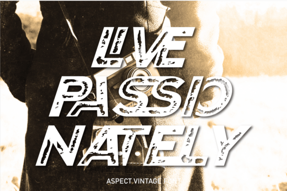 Aspect Vintage Font - Preview 5
