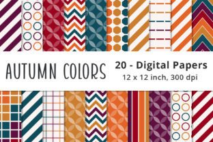 Autumn Colored Printable Background Graphic by Lemon Paper Lab ...