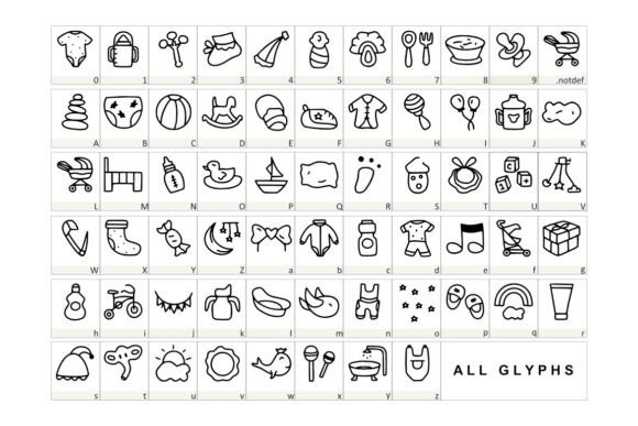 Baby Care Font - Preview 1