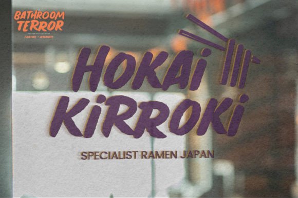 Bathroom Terror Font - Preview 3