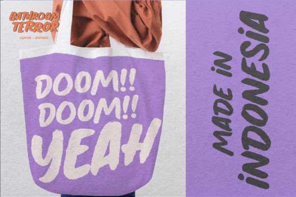 Bathroom Terror Font - Preview 4