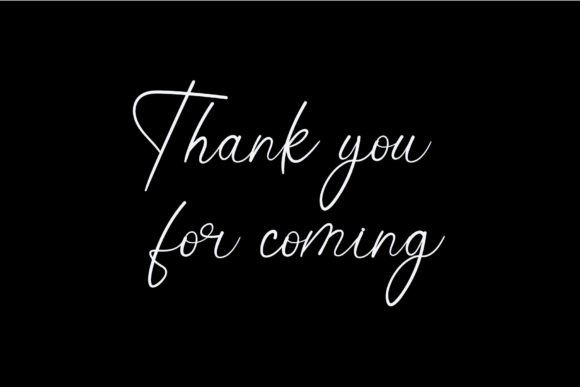 Black Coffee Font - Preview 6