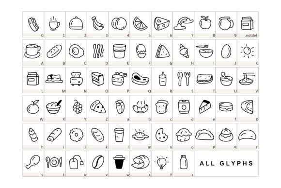 Breakfast Font - Preview 1