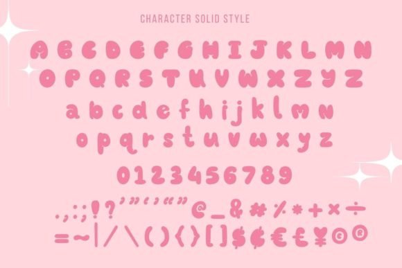 Bubble Chonky Font - Preview 2