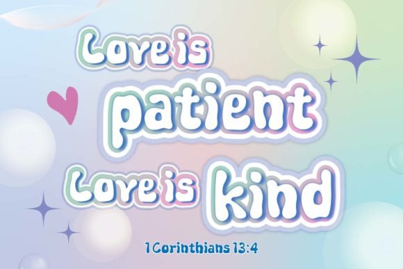 Bubble Font - Preview 1