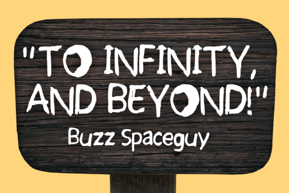 Camping Sign Font - Preview 1