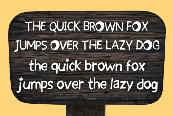 Camping Sign Font - Preview 3