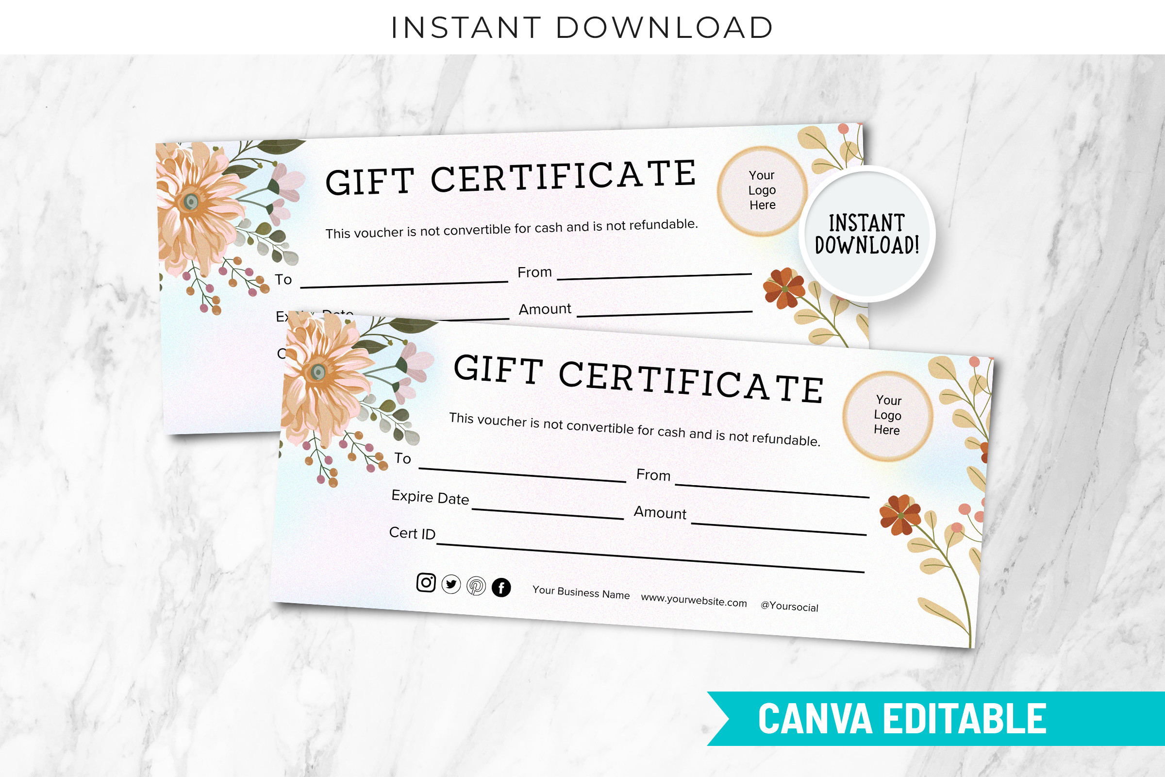 Canva Certificate, Modern Certificate