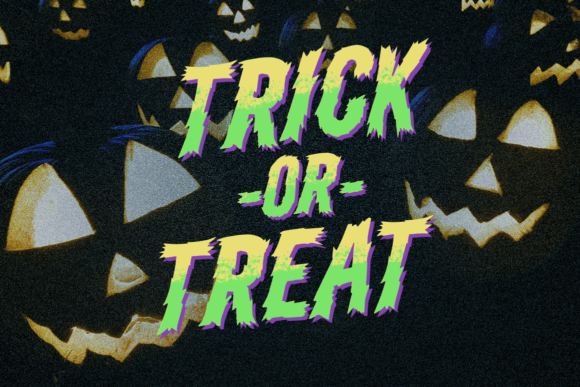Crazy Monsters Font PNG with transparent background - Preview 1