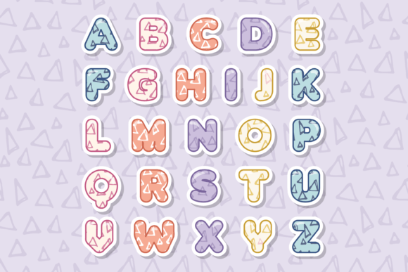 Cute Trigon Font - Preview 1
