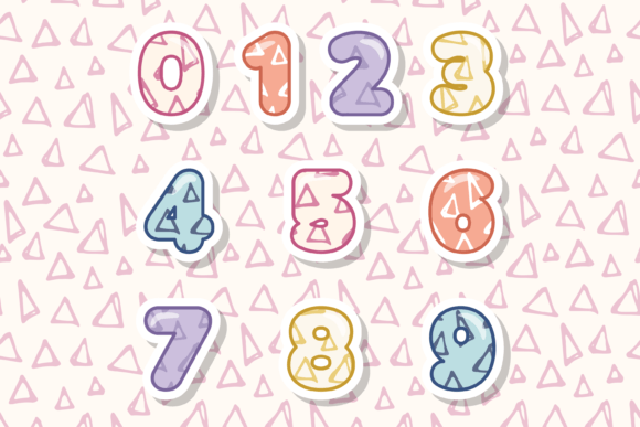 Cute Trigon Font - Preview 2