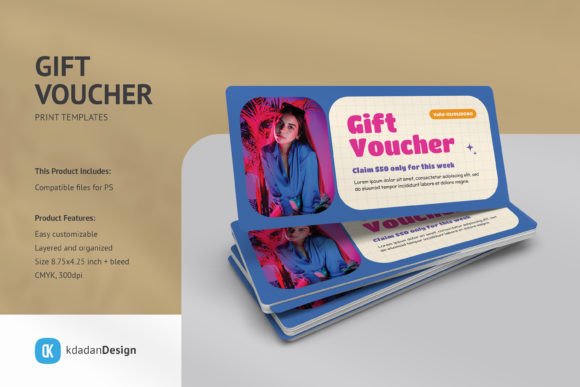 Gift Voucher PSD Templates Vol 094