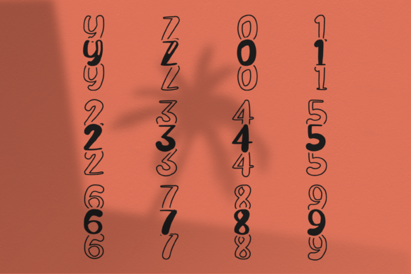 Glossy Font - Preview 3