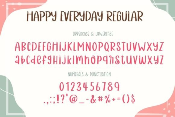 Happy Everyday Font - Preview 6