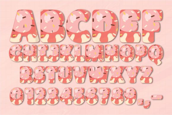 Ice Cream Font - Preview 1