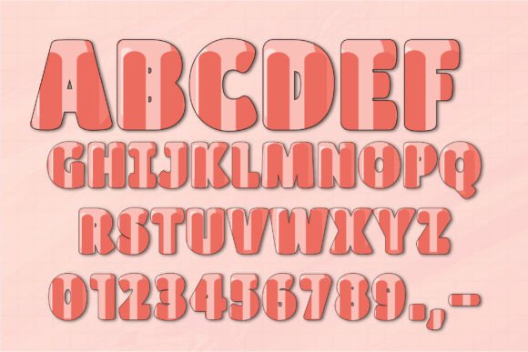 Ice Cream Font - Preview 3