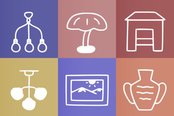 My Furniture Font PNG with transparent background - Preview 2