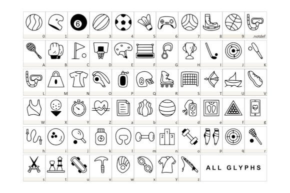 My Hobby Font PNG with transparent background - Preview 1