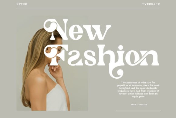 Nithe Font PNG with transparent background - Preview 2