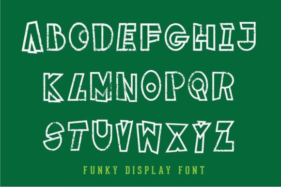 Odd Blocks Font PNG with transparent background - Preview 1