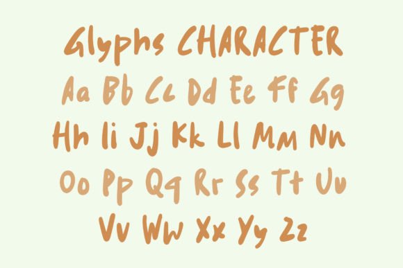 Paniatte Cake Font PNG with transparent background - Preview 2