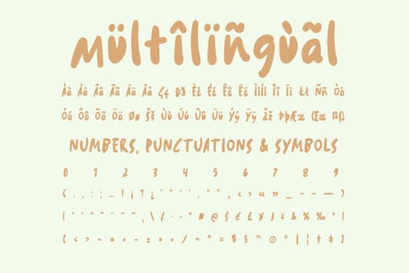Paniatte Cake Font PNG with transparent background - Preview 3