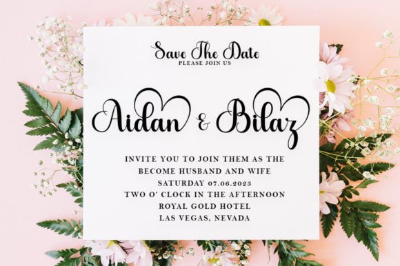 Riday Font PNG with transparent background - Preview 2