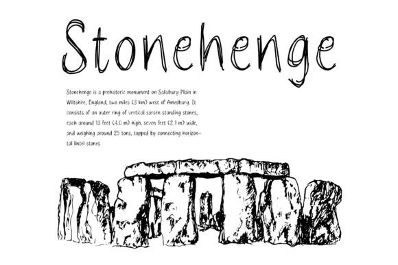 Sketch Font PNG with transparent background - Preview 1