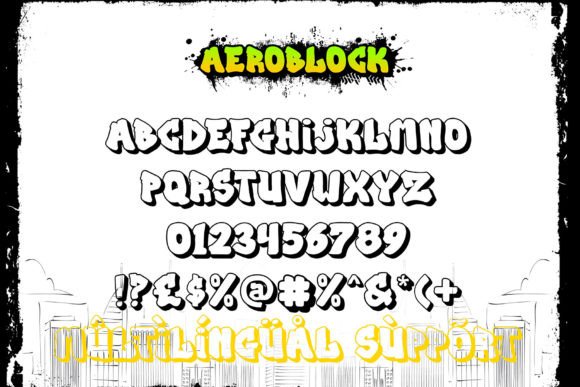 Aeroblock Font - Preview 2