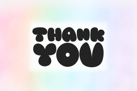 Bubble Yummy Font - Preview 5