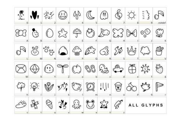 Comical Font PNG with transparent background - Preview 1