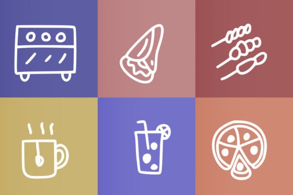 Cookery Font PNG with transparent background - Preview 2