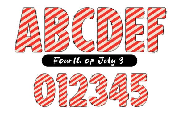 Fourth of July Font - Preview 3