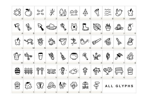 Garden Font - Preview 1