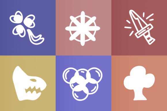 Jolly Shapes Font PNG with transparent background - Preview 2