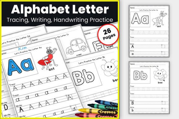 Letter Tracing Worksheets for Preschool