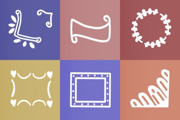Lovely Note Font PNG with transparent background - Preview 2