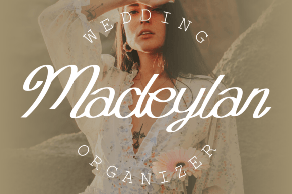 Madeylan Font PNG with transparent background - Preview 3