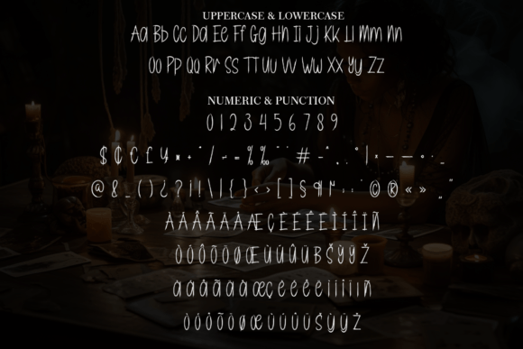 Mistycal Font PNG with transparent background - Preview 6