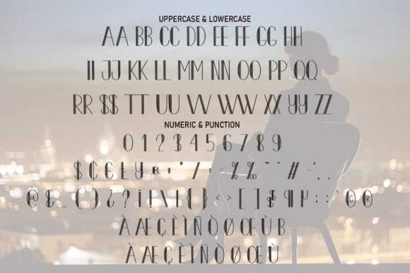 Rich Night Font PNG with transparent background - Preview 5