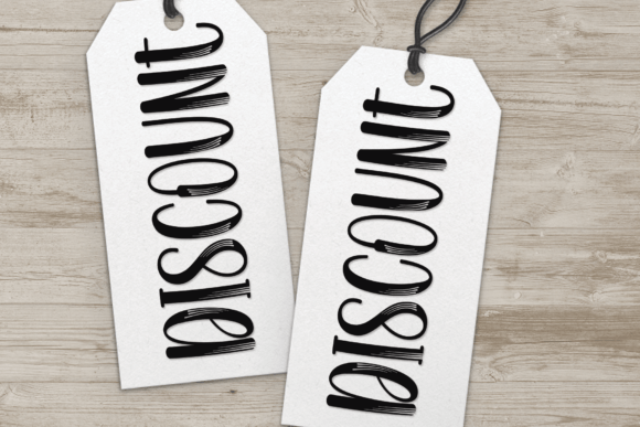 Simple Sticker Font PNG with transparent background - Preview 3