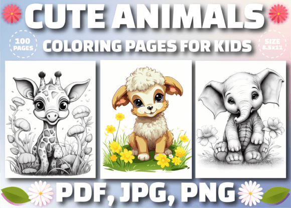 60 Sea Animals Coloring Pages for Kids Graphic by Design Home ...