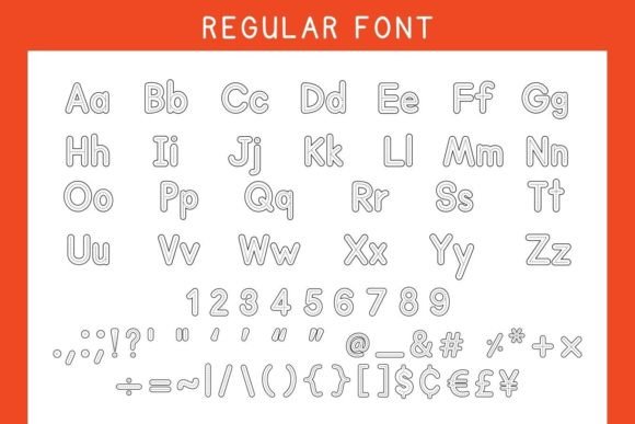Alphabet Tracing Font - Preview 1