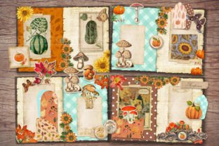 Autumn Junk Journal Kit Graphic by Secret Helper · Creative Fabrica