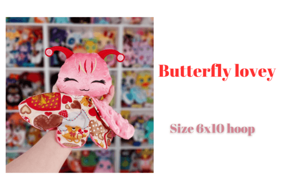 Baby Bee-butterfly Jointed Lovey Girl