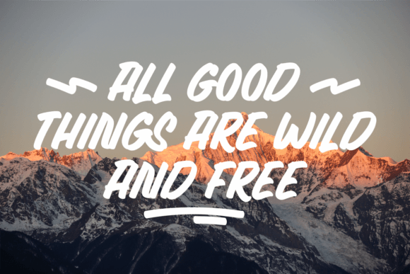Blink Chilling Font - Preview 3