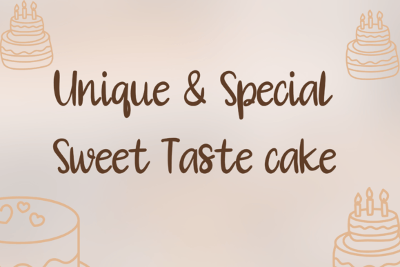 Brown Cookies Font - Preview 2