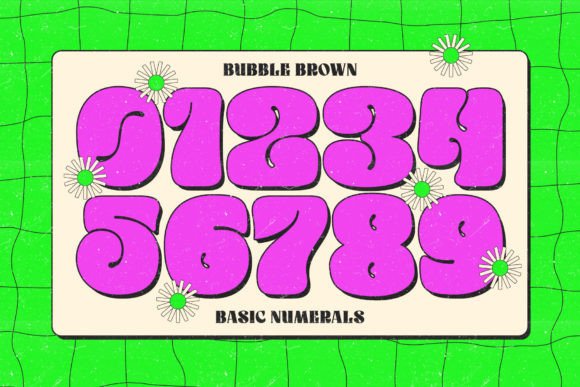 Bubble Brown Font - Preview 2